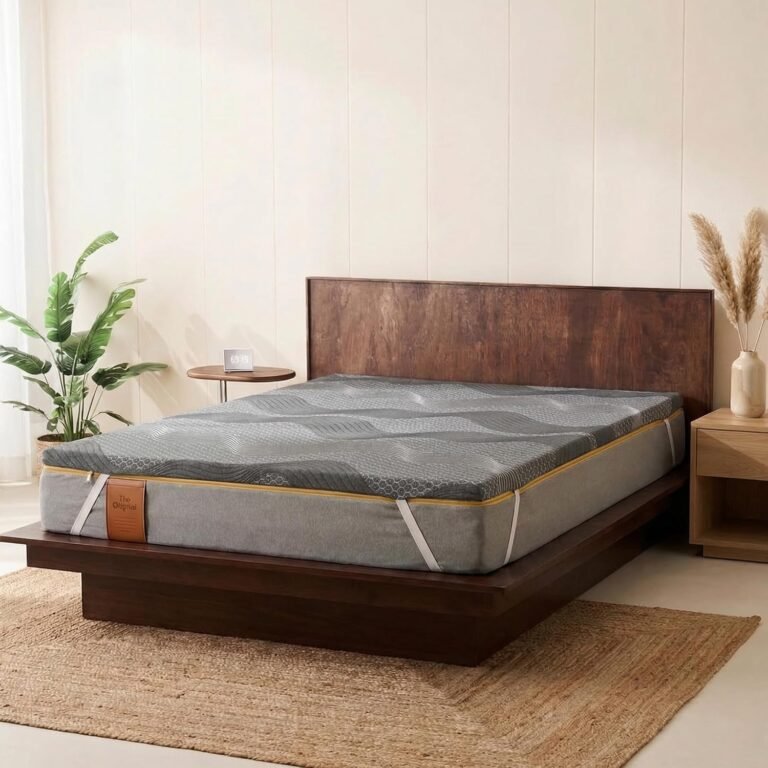 SleepyCat Luxe AirGen Memory Foam Mattress Topper 2 inch Single 72 x 36 inch - Mattress Toppers product