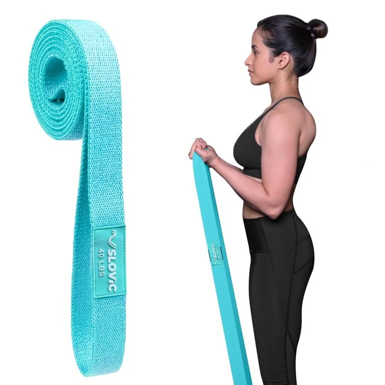 Official product photograph of Slovic Long Fabric Resistance Bands 3-Piece Set