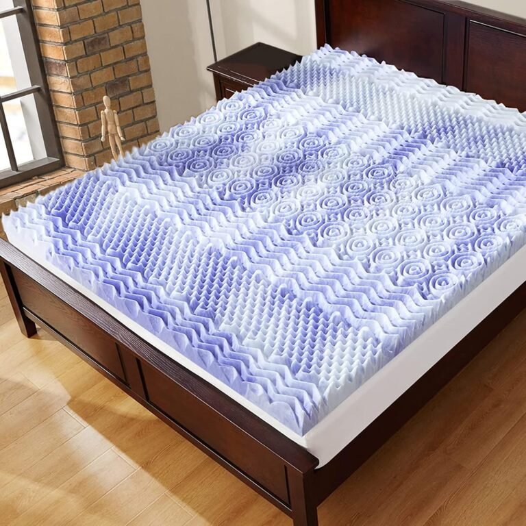 Springtek Premium Multi-Zoned Gel Memory Foam Mattress Topper 72 x 48 x 2 inch - Mattress Toppers product