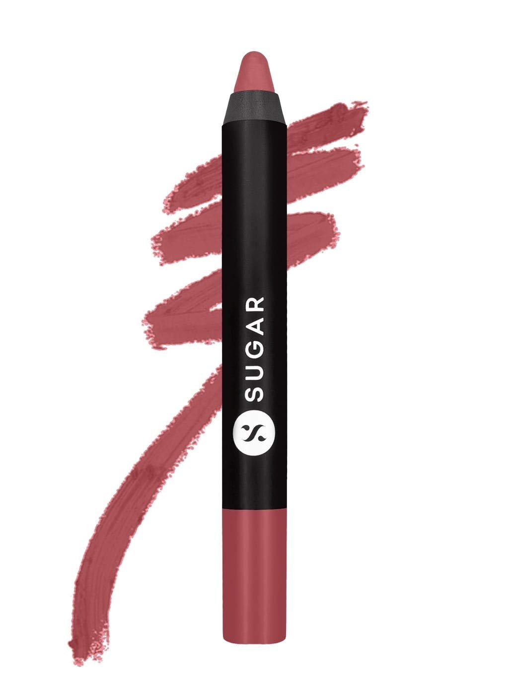 SUGAR Cosmetics Matte As Hell Crayon Lipstick 07 Viola 2.5g - product photograph showing the exact Amazon India variant