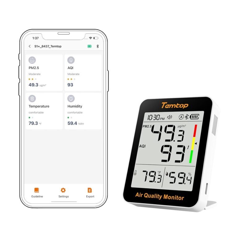 Temtop S1+ Smart Air Quality Monitor - Air Quality Monitors product