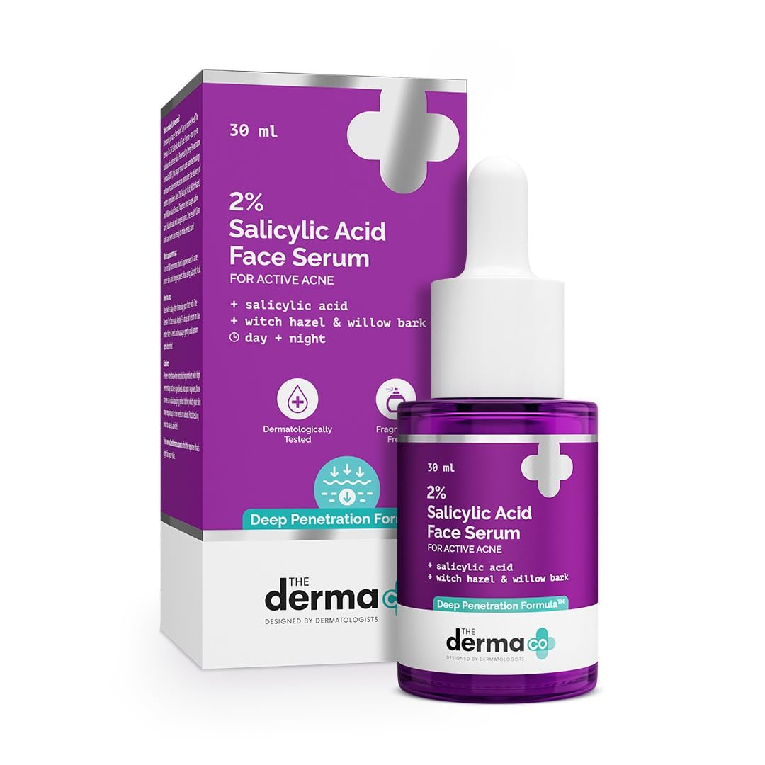 The Derma Co 2% Salicylic Acid Face Serum 30ml — product photo showing the listed model or variant