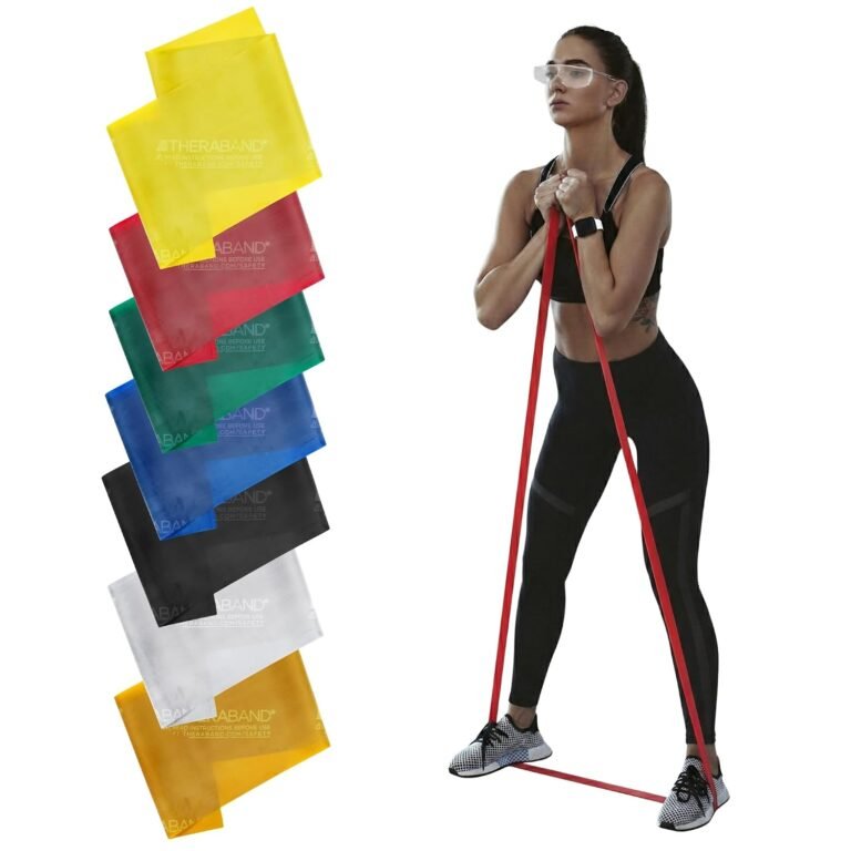 TheraBand Professional Latex Resistance Bands 7-Piece Set product photograph