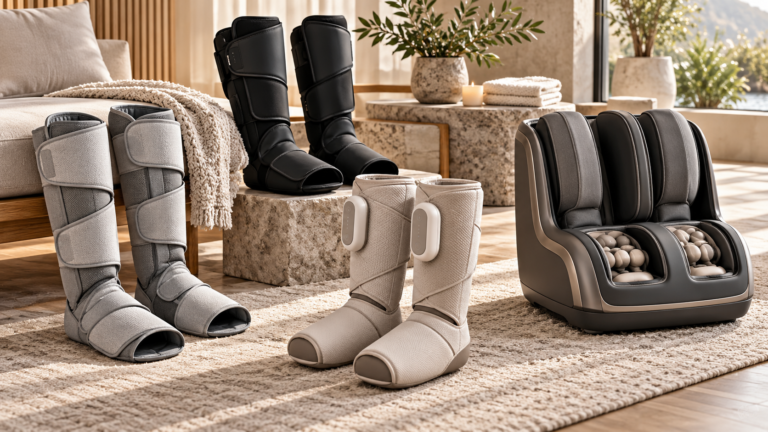 Five leg compression massagers compared for Physical Glow India buying guide