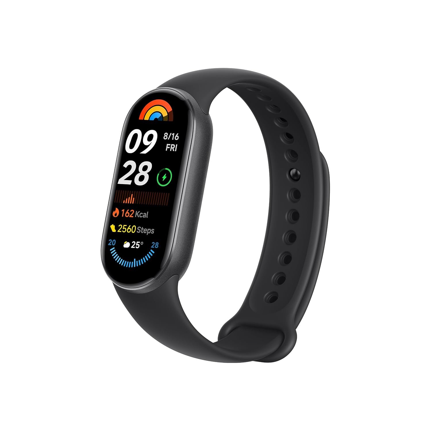 Xiaomi Smart Band 9 Global Version AMOLED Fitness Tracker - product photograph showing the exact Amazon India variant